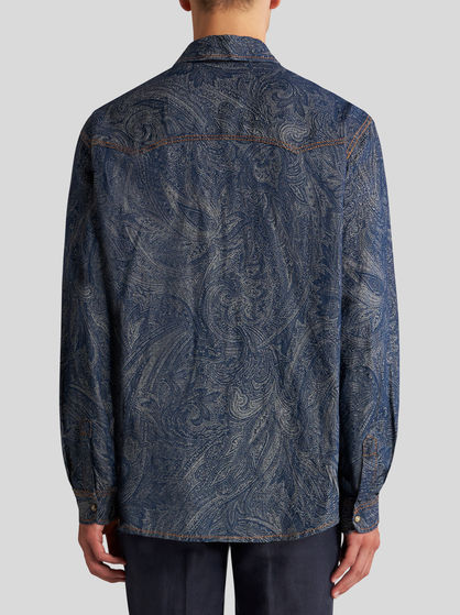 PAISLEY DENIM SHIRT