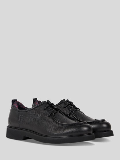 LEATHER LACE-UP SHOES
