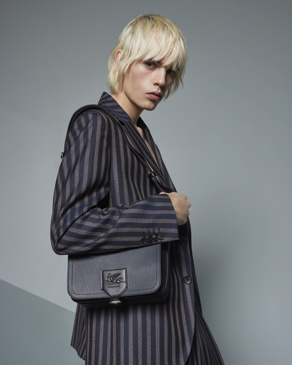 Model wearing ETRO ESSENTIAL SMALL CROSSBODY BAG