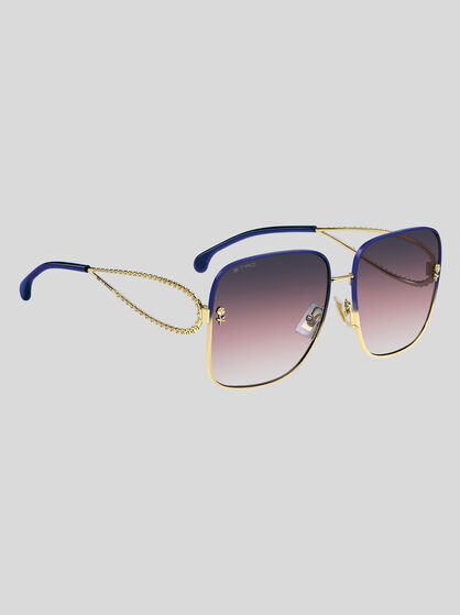 METAL PAISLEY SUNGLASSES