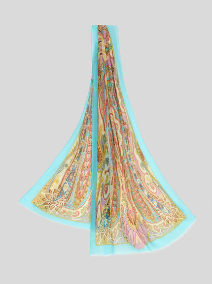 PAISLEY SILK SCARF