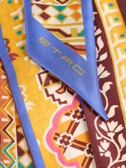PRINTED SILK PAISLEYINA