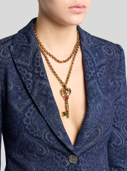 NECKLACE WITH KEY PENDANT