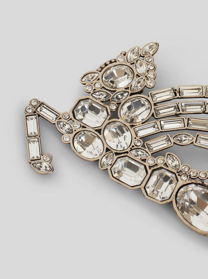 PEGASO BROOCH WITH CRYSTALS