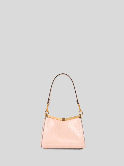 SMALL VELA BAG IN FINE ELAPHE SNAKESKIN