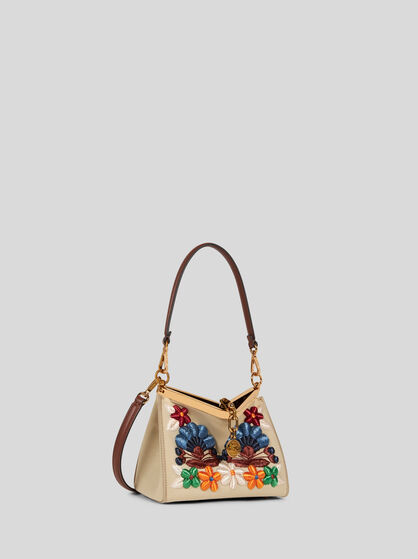 SMALL VELA BAG WITH FLOWERS