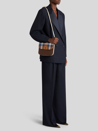 타탄 프린트 스몰 ETRO ESSENTIAL 백