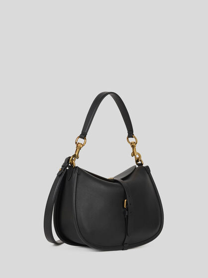 MEDIUM LEATHER PONY BAG