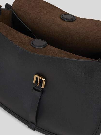 MEDIUM LEATHER PONY BAG