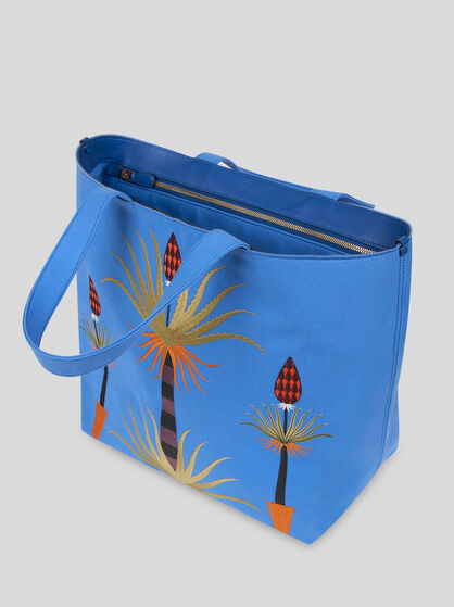 ETRO X AGOSTINO IACURCI LARGE CANVAS TOTE BAG