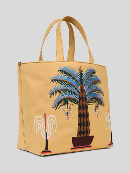 ETRO X AGOSTINO IACURCI LARGE CANVAS BAG