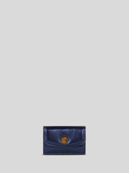 LAMINATED LEATHER COIN PURSE