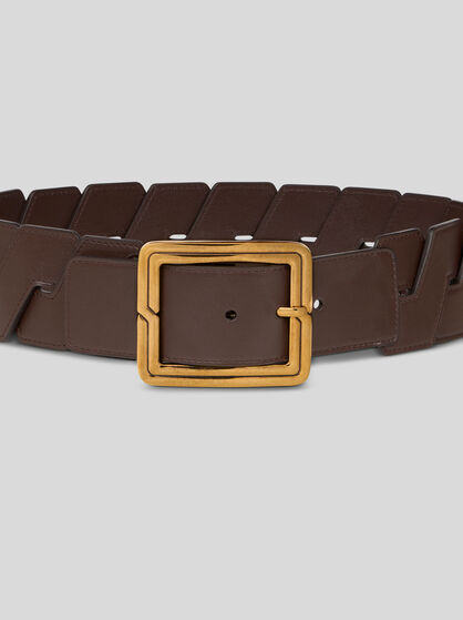 WOVEN LEATHER BELT