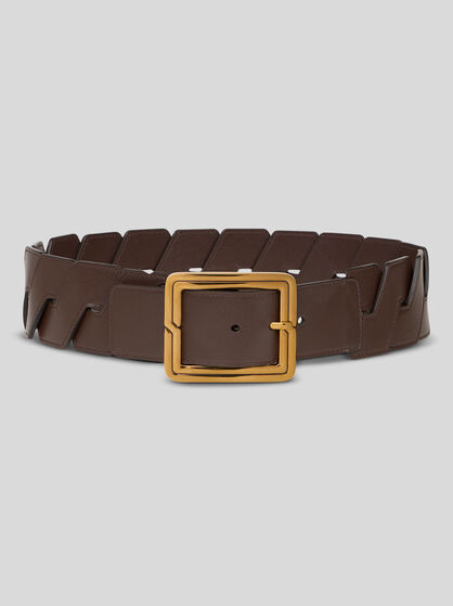 WOVEN LEATHER BELT