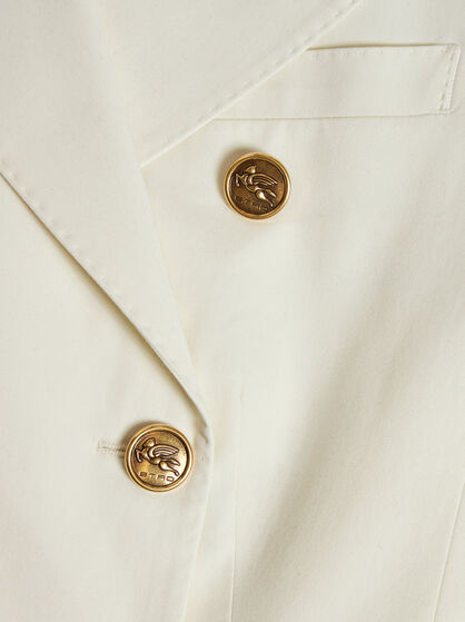 DOUBLE-BREASTED JACKET WITH PEGASO BUTTONS
