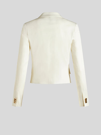 DOUBLE-BREASTED JACKET WITH PEGASO BUTTONS