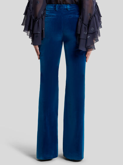 COTTON VELVET TROUSERS