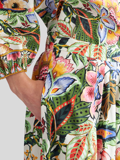 MULTICOLOURED BOUQUET SKIRT