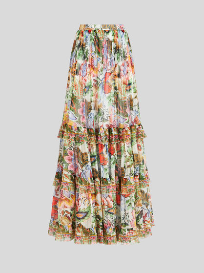 SILK MAXI SKIRT