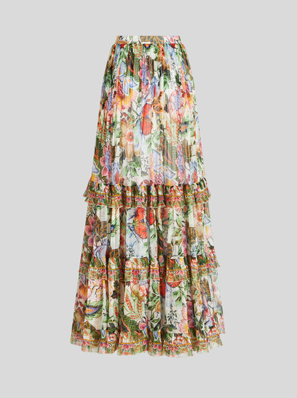 SILK MAXI SKIRT