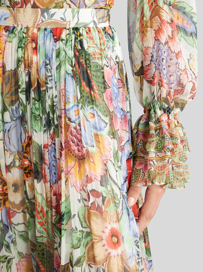 SILK MAXI SKIRT