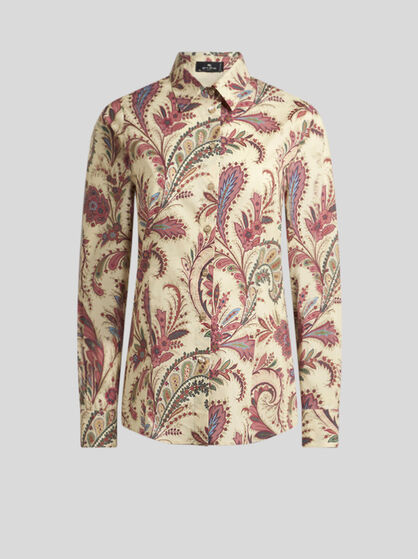 PRINTED POPLIN SHIRT