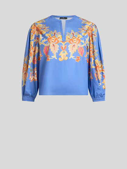 COTTON BLOUSE WITH PRINT