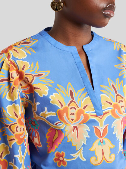 COTTON BLOUSE WITH PRINT