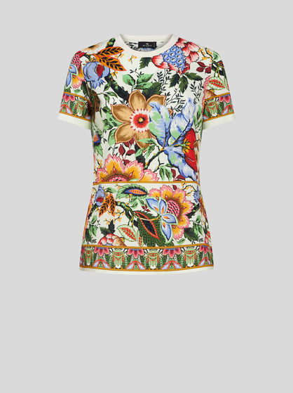 MULTICOLOURED BOUQUET T-SHIRT