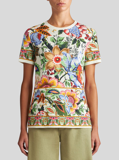 MULTICOLOURED BOUQUET T-SHIRT