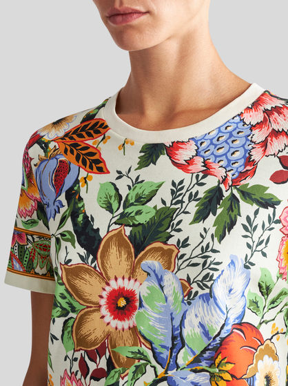 MULTICOLOURED BOUQUET T-SHIRT