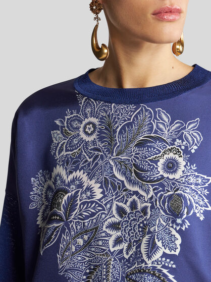 PRINTED KNIT TOP | KNITWEAR | ETRO