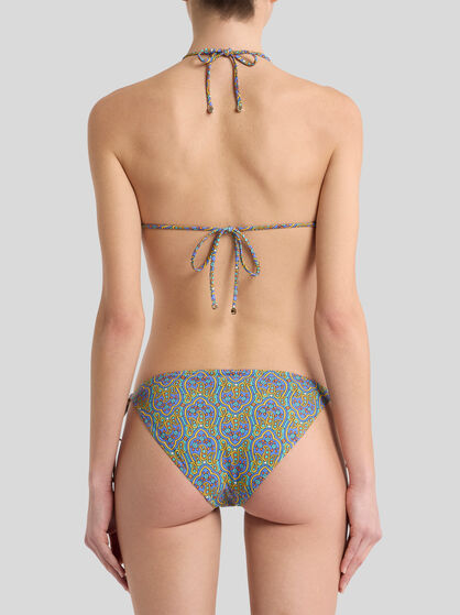 BIKINI WITH MULTICOLOURED PRINT