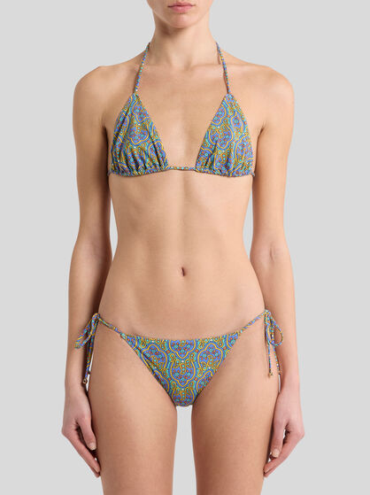 BIKINI WITH MULTICOLOURED PRINT