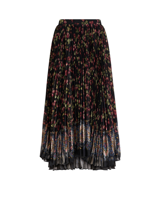 ETRO PLEATED GEORGETTE SKIRT