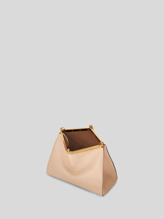 Shop Etro Medium Vela Bag In Beige