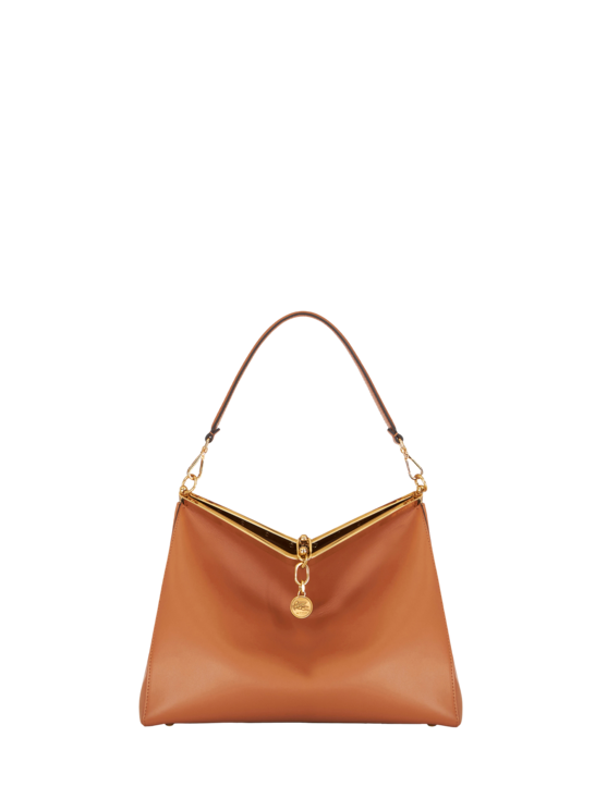 Etro Women's Vela Leather Shoulder Bag In Light Brown