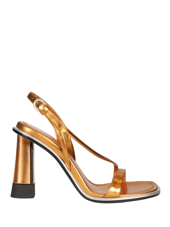 Etro Leather Sandals And Straps In Gold