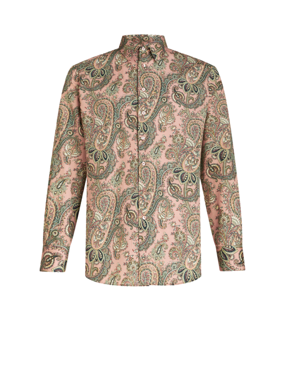 Etro Hemd Mit Paisley-print In Pink