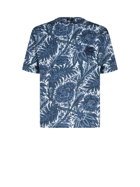 ETRO PRINTED T-SHIRT WITH LOGO
