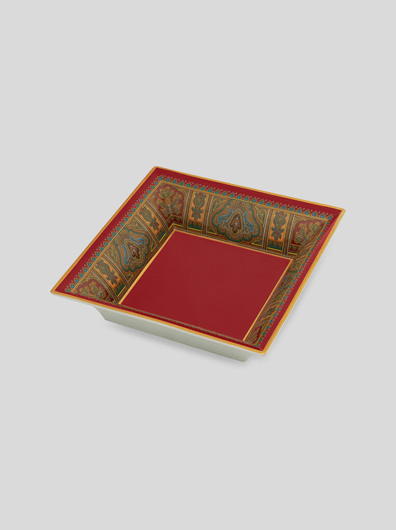 Shop Etro Porcelain Tray In Rot