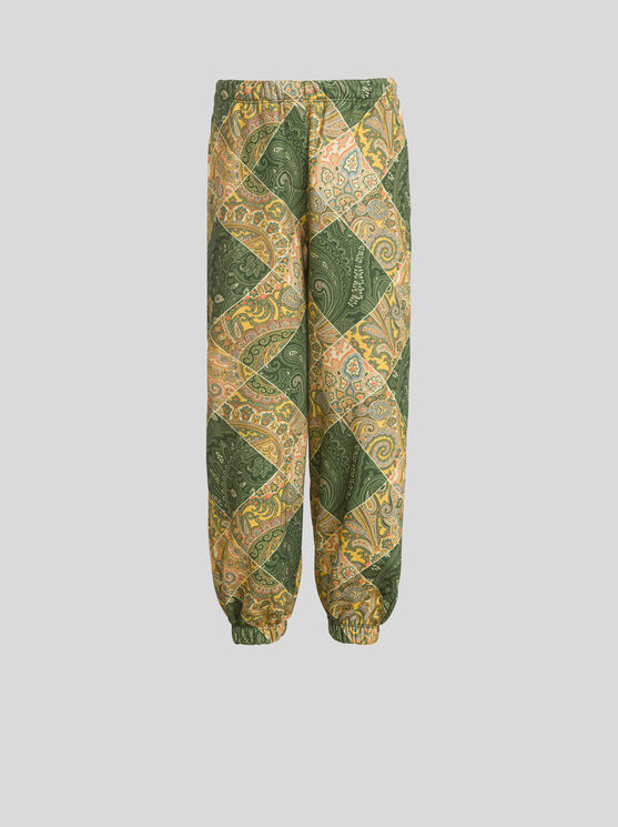 Shop Etro Jogging Trousers For Children In Multicolor