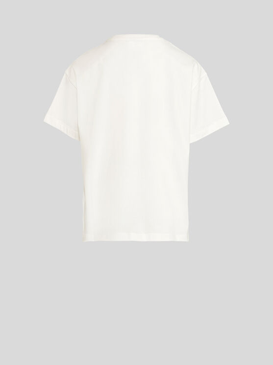 Shop Etro T-shirt With Logo For Children In White