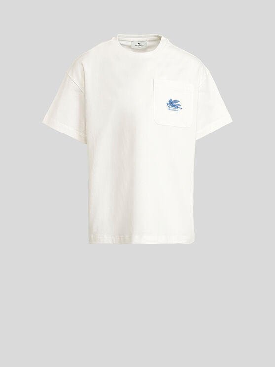 Shop Etro T-shirt With Logo For Children In White