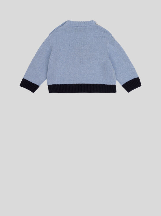 Shop Etro Jumper For Babies In Light Blue