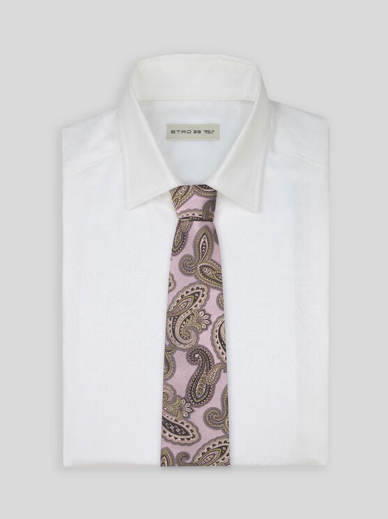 Etro Paisley Silk Jacquard Tie