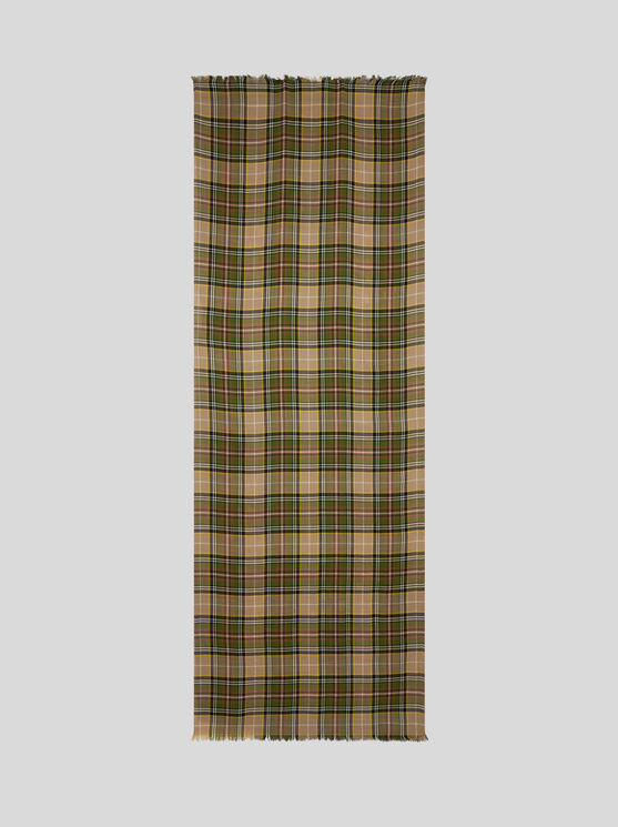 Shop Etro Wool And Cashmere Scarf In Grün