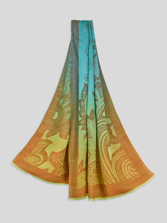 Etro Dégradé Paisley Scarf In Multi