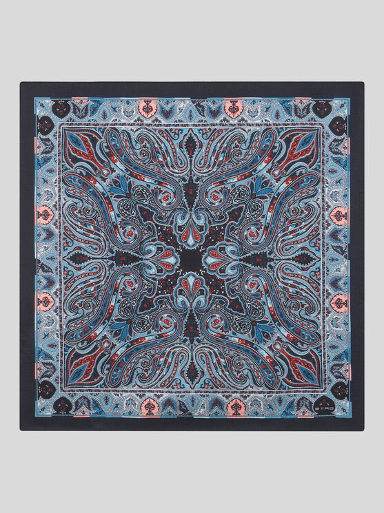 Etro Paisley-pattern Silk Scarf