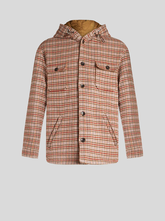 ETRO OVERSHIRT MIT KAROMUSTER 